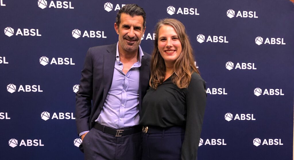 Luis Figo at ABSL Forum